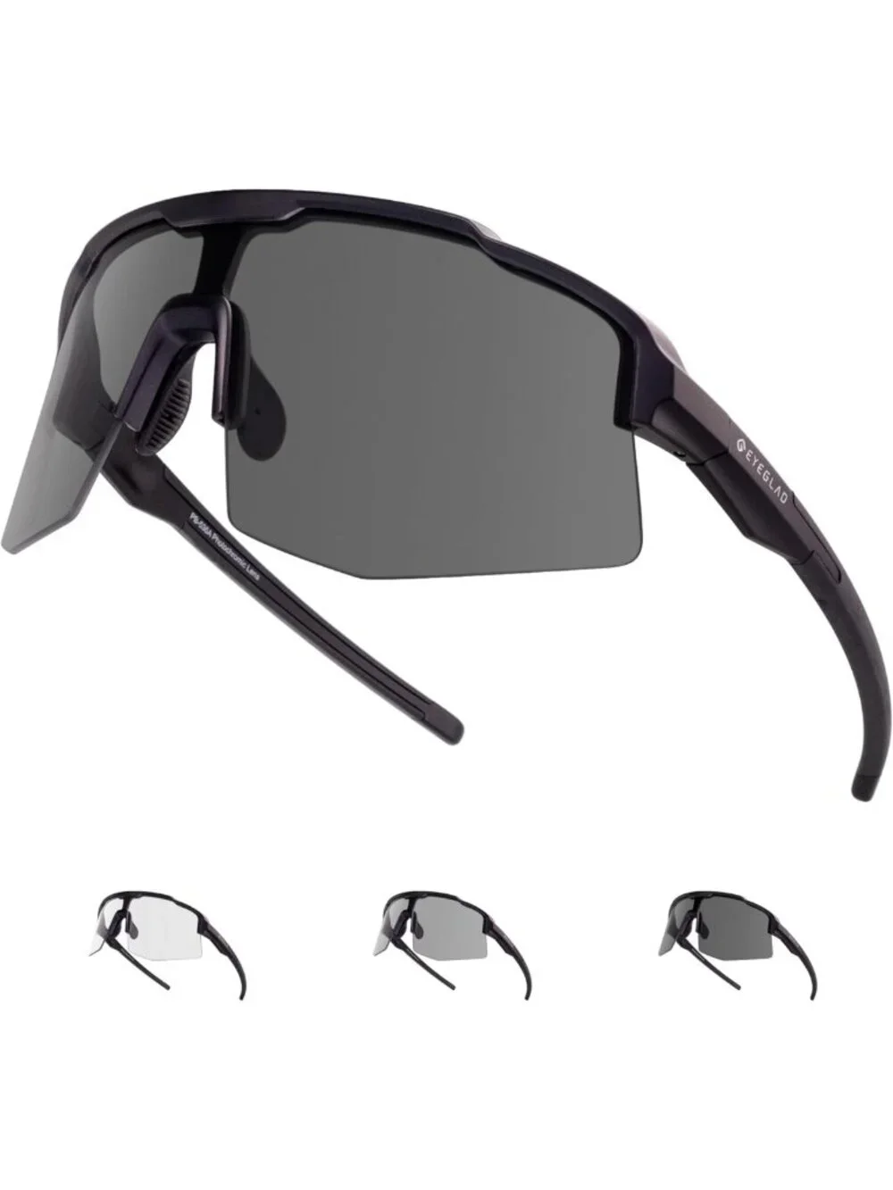 Photochromic Sports Sunglasses UV400 | Lightweight Cycling, Running, Baseball